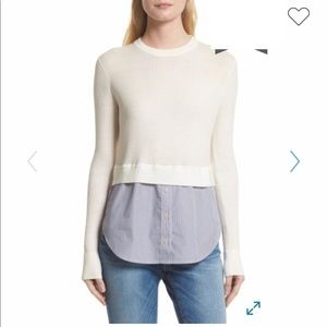 Veronica Beard combo sweater